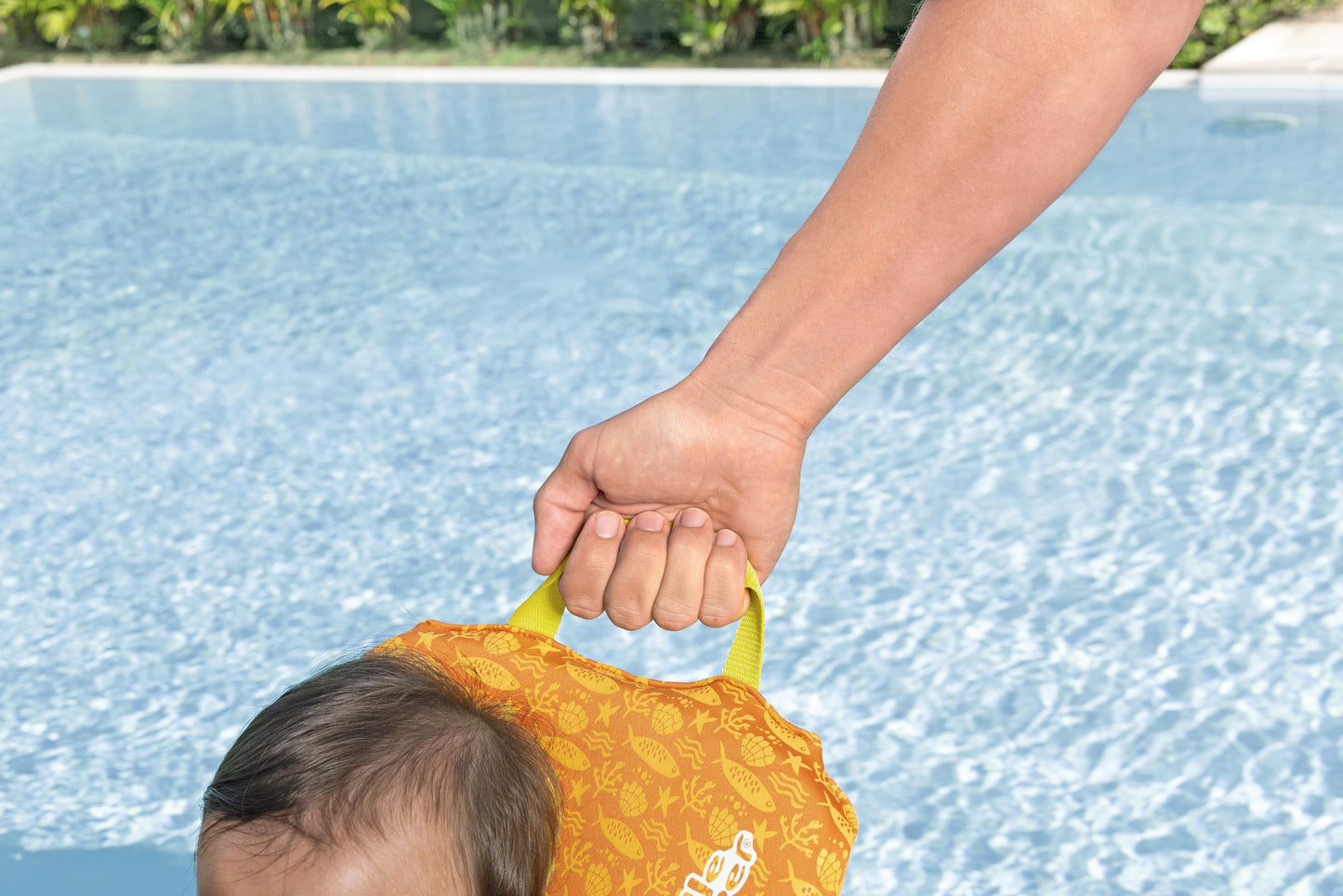 Puddle Jumper Infant Hydrospring Life Jacket and Vest, Orange Shark (6 Months -  2 years)